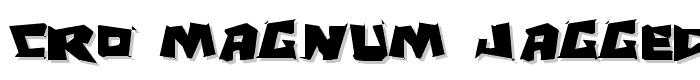 Cro-Magnum Jagged font